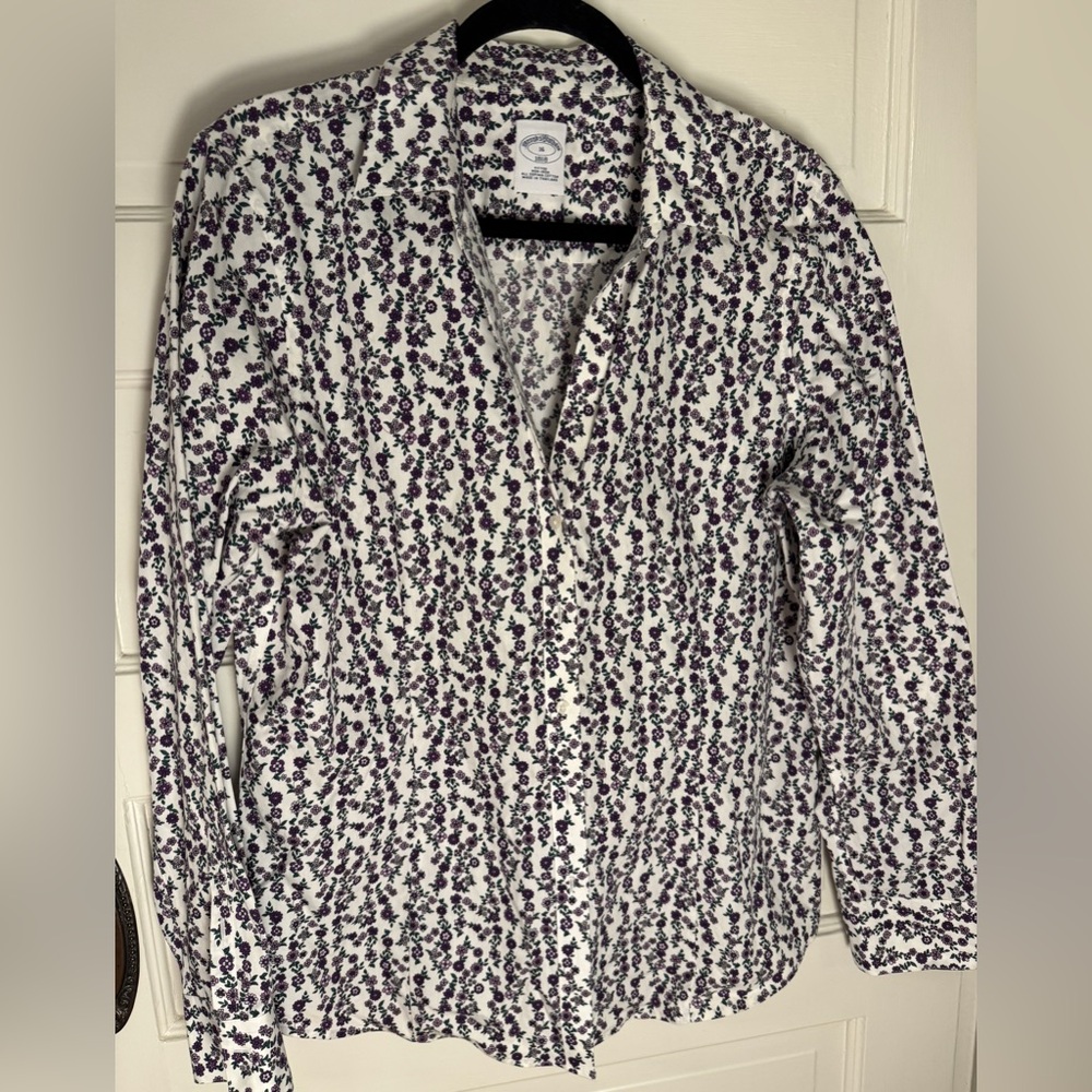 Brooks Brothers 1818 Fitted Supima Cotton Shirt Sz 16 in Perfect Condition EUC